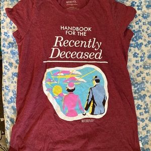 Beetlejuice handbook for recently deceased juniors shirt